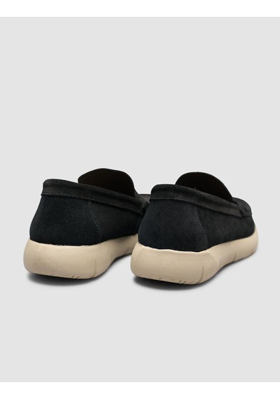 Cabani Lorata Siyah Hakiki Deri Erkek Süper Light Taban Loafer Ayakkabı