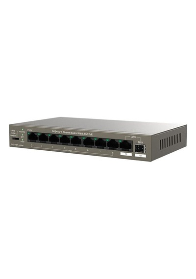 Tenda 8port Poe 102w 1-sfp Gigabit Yönetilemez Switch Teg1110pf-8-102w
