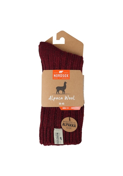 Bolero B67 Kadın Alpaka Yün Soket Çorap 36-40 Bordo