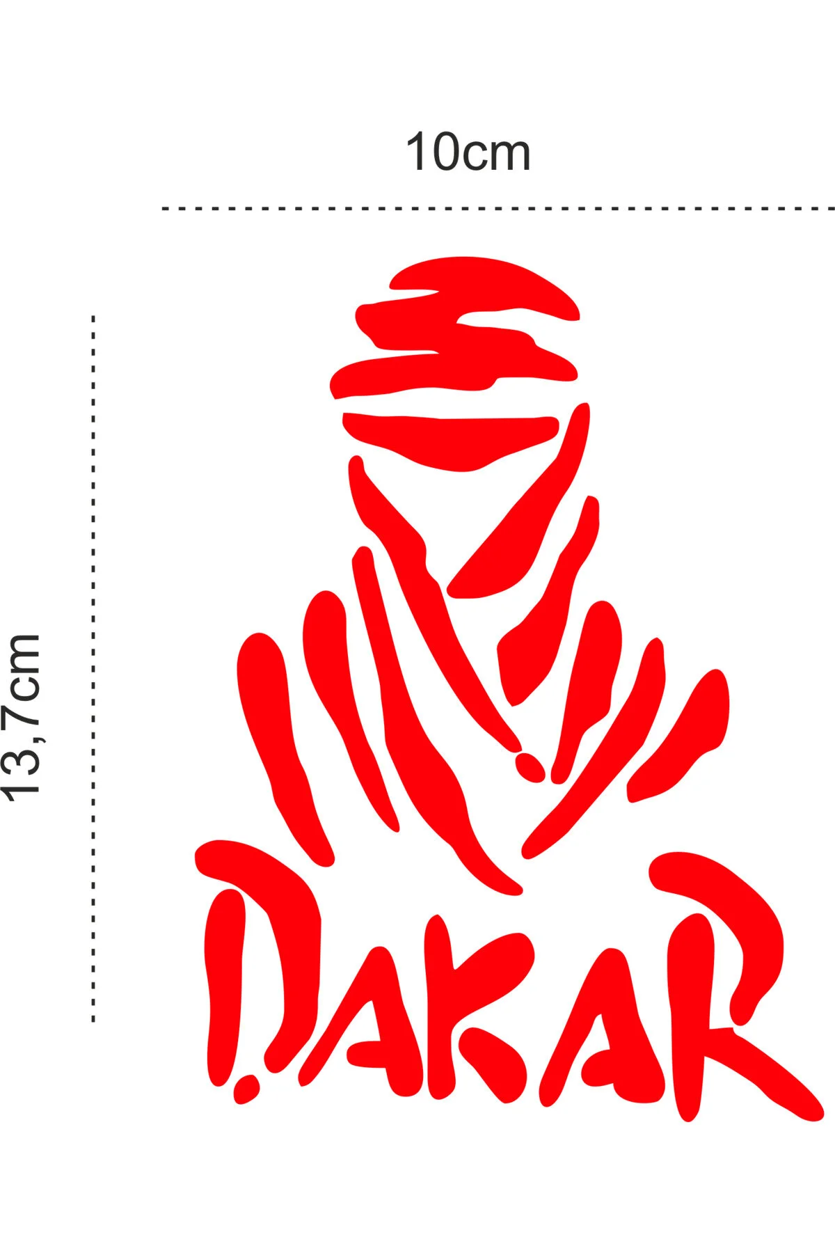 Dakarsticker Kırmızı Universal