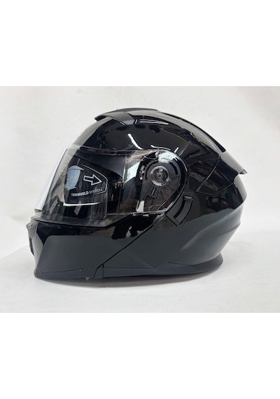 Nero Tk912 İç Güneş Vizörlü Çene Açılır Kask Siyah