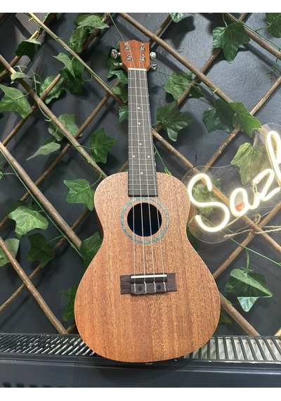 Concert Ukulele 23 İnç Maun Gövde 4 Telli Doğal Ahşap Ukulele