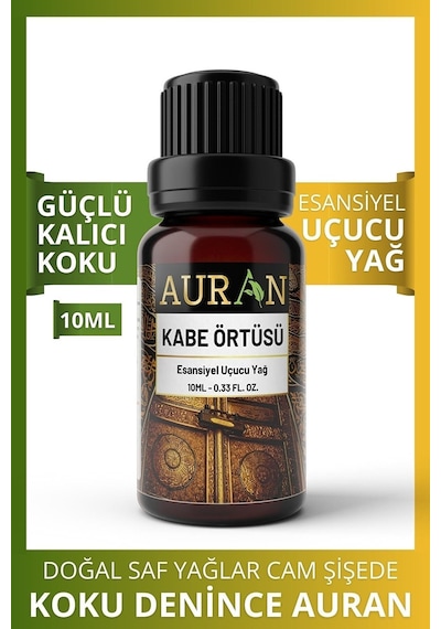 AURAN Kabe Örtüsü Esansiyel Uçucu Koku Yağı Buhurdanlık Yağı 10ml