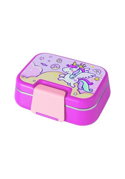 Emilahome Happii Beslenme Kabı Çelik Bölmeli Sızdırmaz Pembe - 865593897 Pembe