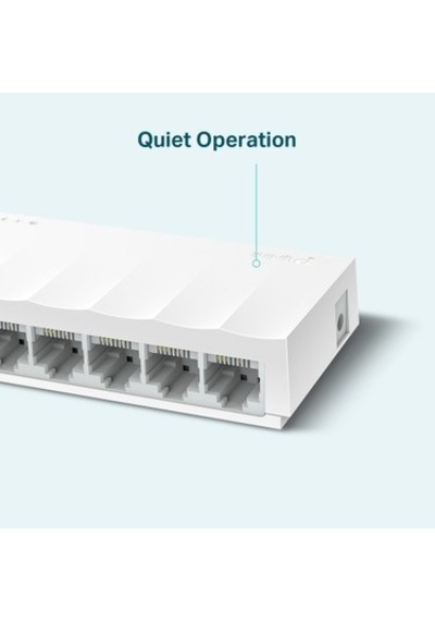8 Port 10-100 Mbps Switch, Plastik Kasa İle Dayanıklı Tasarım