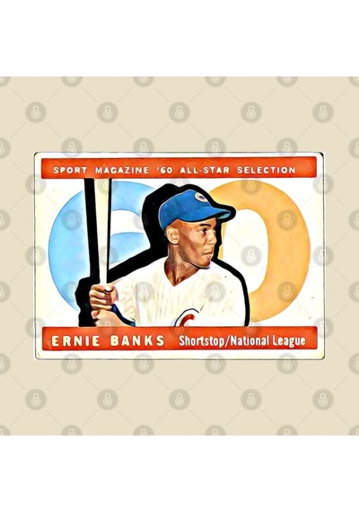 Ernie Banks Kupa Bardak Çok Renkli