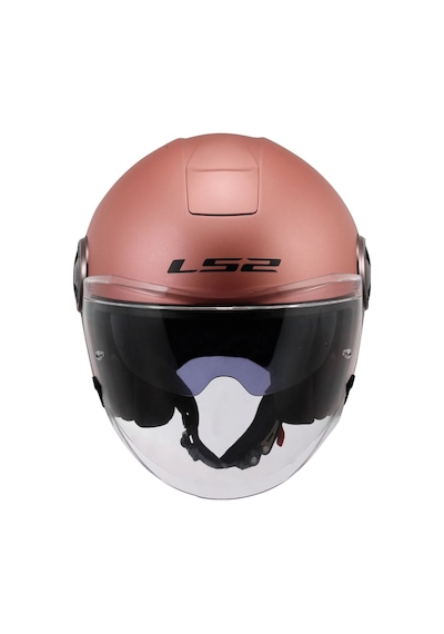 Ls2 Classy Güneş Vizörlü Kask Mat Gold Pembe