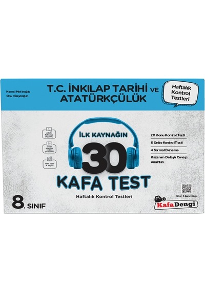 Kafa Dengi 8. Sınıf İnkılap Tarihi 30 Kafa Test