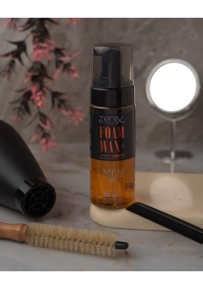 Ayrex Zenix Erkek Saç Şekillendirici Köpük Wax, Oud Kokusu, Ekstra Güçlü Tutuş, 150 Ml