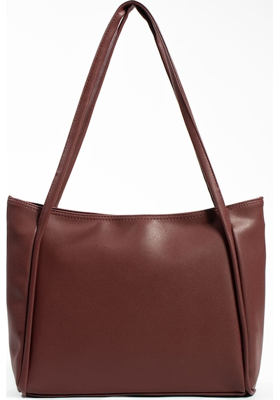 Nou Çift Saplı Salaş Model Vintage Shopper El Ve Omuz Çantası