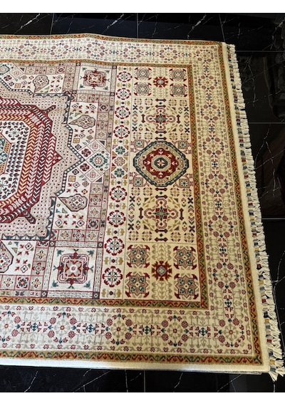 Hoom Rugs Sultani 822 Stone Klasik Salon Halısı Çok Renkli
