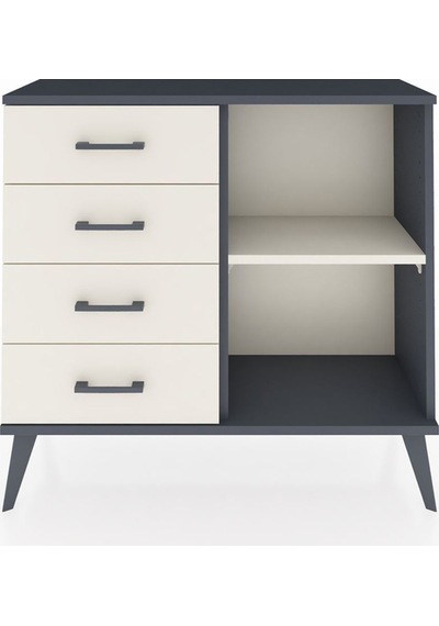 Arges Şifonyer Tek Raflı 4 Çekmeceli 88x30x80 Antrasit-aytaşı Aytaşı Arges Şifonyer Tek Raflı 4 Çekmeceli 88x30x80 Antrasit-aytaşı Aytaşı