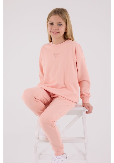 Rolypoly Kız Çocuk Turuncu Eşofman Takımı Rp3694-c-v3 Turuncu