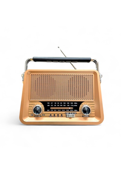 Rt-756a Nostalji Radyo Ahşap Görünüm Şık Tasarım Nostaljik Radyo