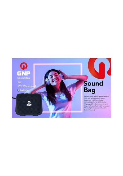 Sound Bag Bluetooth Hoparlör Siyah
