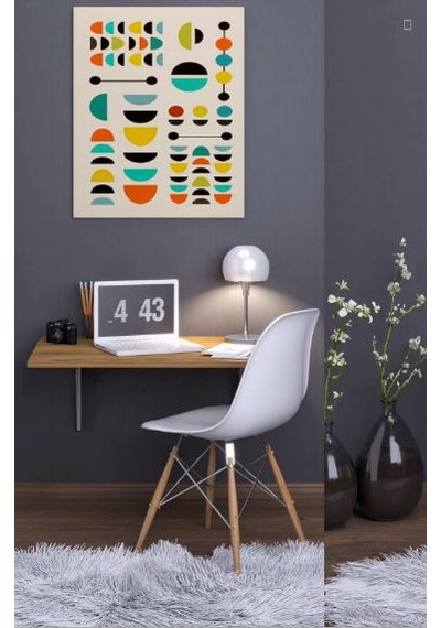 Duvara Monte Katlanabilir Yemek Çalışma Balkon Masası Ceviz 90x50 Cm Acı Kahverengi