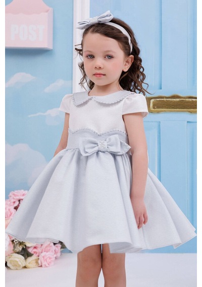 Xo Kids Kız Çocuk Elbise 6-24 Ay 35305 Mavi