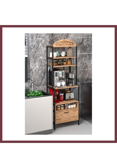 Storeşahin Metal Kahve Köşesi Kahverengi Shn0720 Storeşahin Metal Kahve Köşesi Kahverengi Shn0720