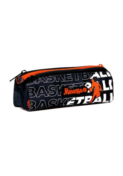Basketbol Desenli Erkek Çocuk Üç Bölmeli Kalem Çantası