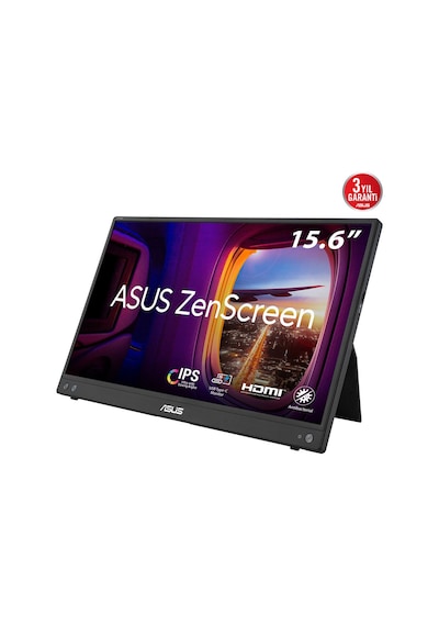 Asus 15.6" Ips Zenscreen Mb16ahv 5ms 60hz Usbc Taşınabilir Monitör
