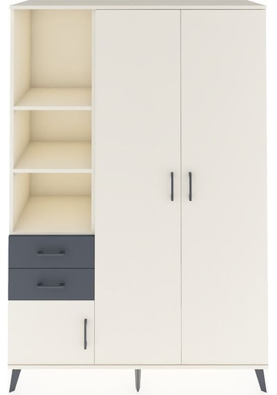 Hyperion Dolap 5 Raflı 2 Çekmeceli Tek Askılı 132x44x195 Aytaşı-aytaşı/antrasit Aytası/antrasıt - Aytası Hyperion Dolap 5 Raflı 2 Çekmeceli Tek Askılı 132x44x195 Aytaşı-aytaşı/antrasit Aytası/antrasıt - Aytası