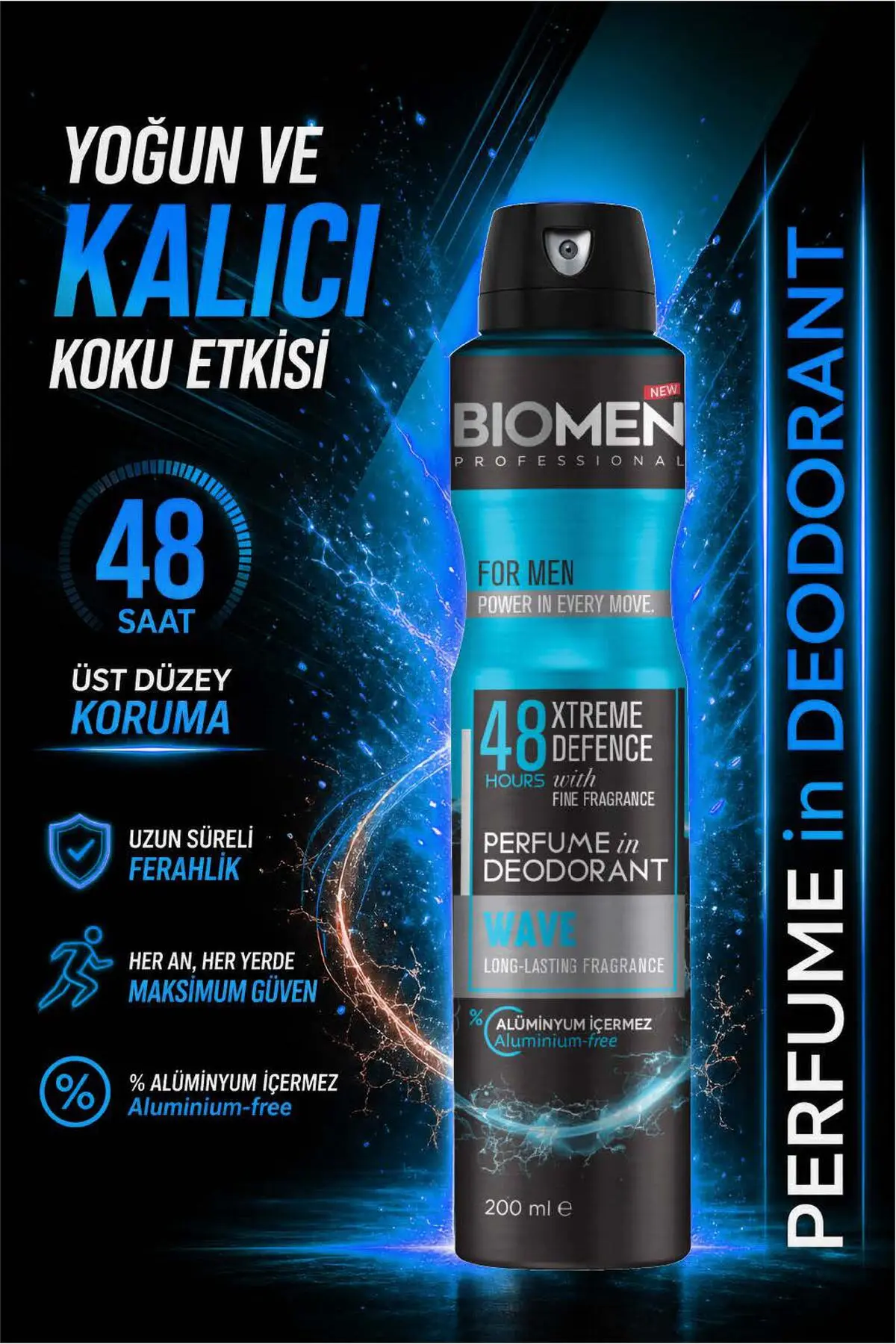 Perfume İn Deodorant For Men Wave 3x 200 Ml