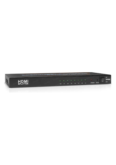 Dark Full Hd 1 Giriş 8 Çıkışlı Hdmı Splitter Sinyal Çoğaltıcı D