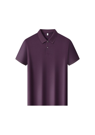New Performance Premium Polo T-shirt %100 Pamuk Mercerize Mor