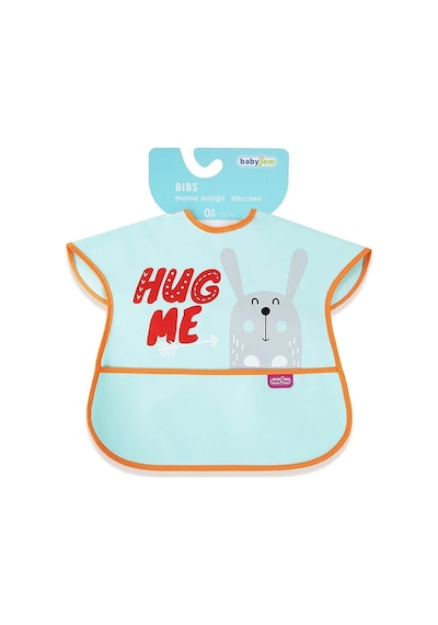 Babyjem Poli Muşamba Mama Önlüğü Büyük Yeşil