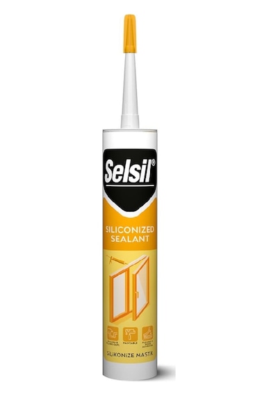 Selsil Akrilik Silikonize Mastik 500Gr 1 Koli ( 10 Adet )