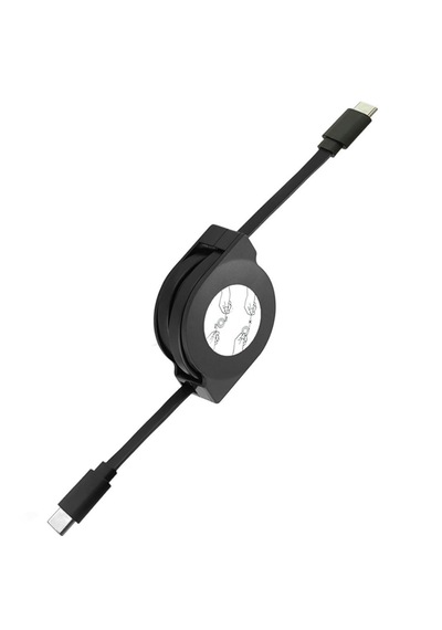 Alfais 6024 Type C To Type C Erkek Hızlı Şarj Ve Veri Aktarım Kablosu Makaralı 1 Metre Pd 60w
