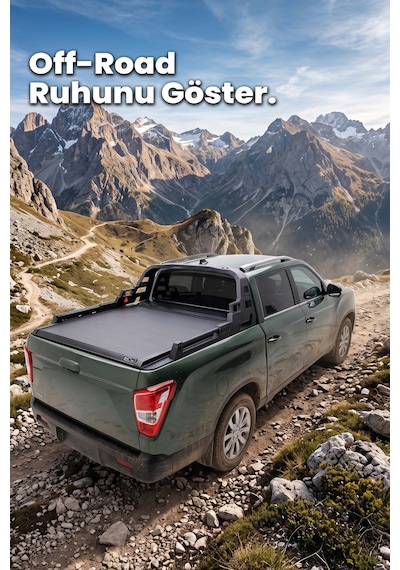 Isuzu D-max 2020-2026 Uyumlu Araca Özel Dakar Rollbar