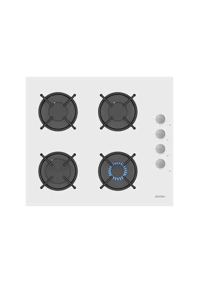 Simfer 10 Fonksiyon Airfry Beyaz 2'li Ankastre Set (8216 Fırın + 3507 Ocak)