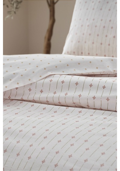 Doqu Home Boho Chic Spring Easy Cot-nevresim Takımı-tek-ravel Krem