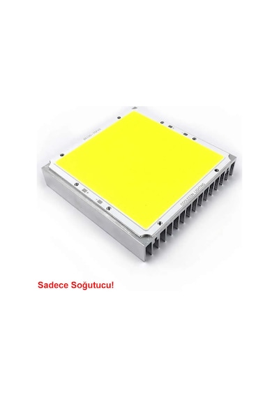 10cm X 10cm X 1.8cm Alüminyum Metal Soğutucu Blok Radyatör Peltier Isı Düşürücü Amfi Led Entegre
