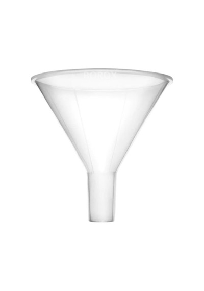 Borox Plastik Toz Laboratuvar Hunisi 100 MM