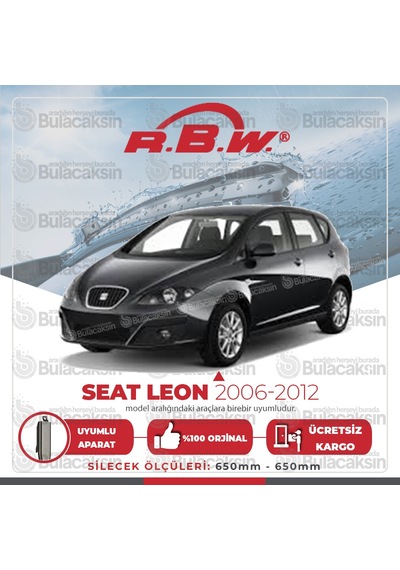 Seat Leon Muz Silecek Takımı (2006-2012) RBW Seat Leon Muz Silecek Takımı (2006-2012) RBW