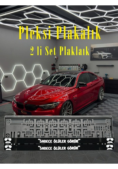 Sadece Ölüler Görür Yazılı Pleksi Plakalık