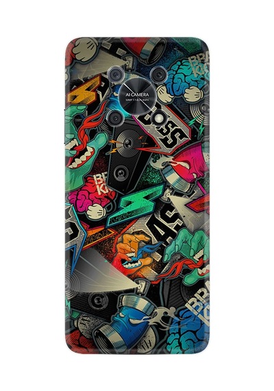 Huawei Nova Y90 Kılıf Resimli Desenli Silikon Platinium Series Bass 1886