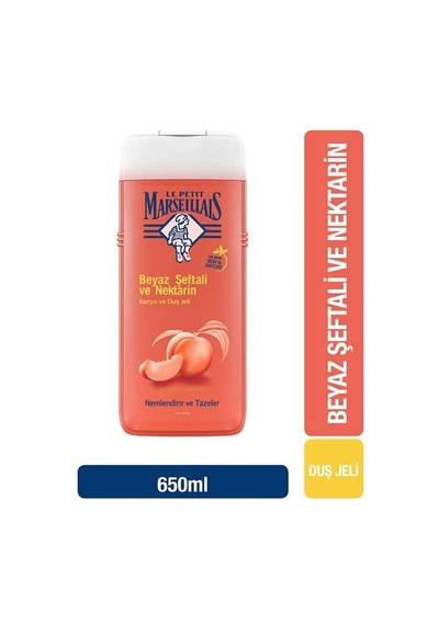 Le Petit Marseillais Beyaz Şeftali Ve Nektarin Duş Jeli 650 Ml