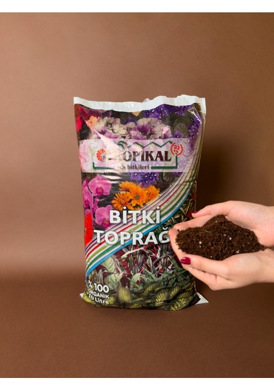 Bitki Toprağı 20 Litre %100 Organik İç Ve Dış Mekan Saksı Toprağı 20 L