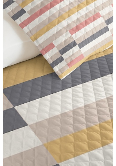 Geometrik Çizgili Pudra Genç Odası Tek Kişilik Pike Takımı - Pastel Gri Sarı 160x220 Cm Yatak Örtüsü Lavantaımsı Avlu Örtüsü Geometrik Çizgili Pudra Genç Odası Tek Kişilik Pike Takımı - Pastel Gri Sarı 160x220 Cm Yatak Örtüsü Lavantaımsı Avlu Örtüsü