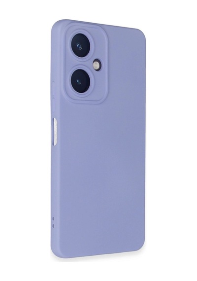 Herşeytrend Vivo Y27 Kılıf Nano İçi Kadife Silikon - Lila Çok Renkli