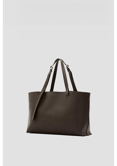 Shule Bags Joli Everyday Omuz Çantası Kahve Kahverengi - Siyah - Bej