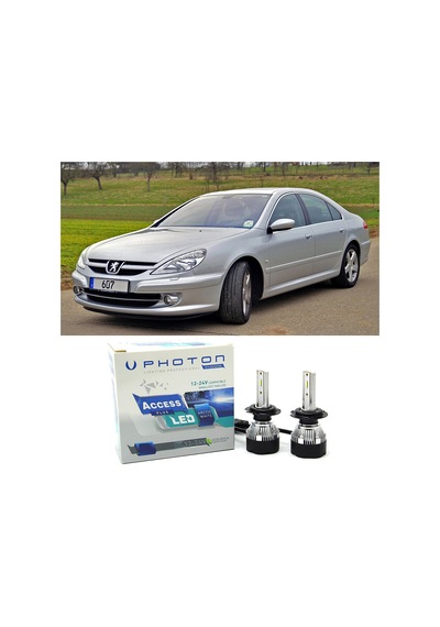 Peugeot 607 Led Xenon Kısa Far Ampulü H7 Access Yeni Seri Beyaz