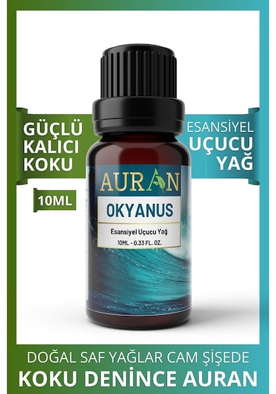 AURAN Okyanus Esansiyel Uçucu Koku Yağı Buhurdanlık Yağı 10ML
