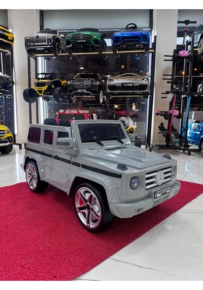 Poyraz Akülü Yumuşak Lastikli G65 12v 0-6yaş Özel Plaka Gümüş