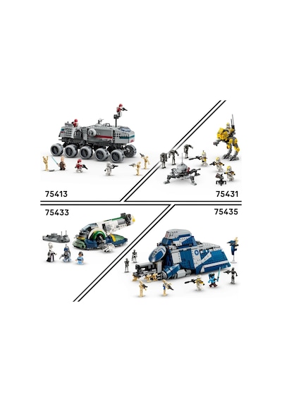 LEGO® Star Wars: Kon Savaşları V-19 Torrent Starfighter 75432 - 9 Yaş ve Üzeri Çocuklar için Yaratıcı Oyuncak Yapım Seti (567 Parça)
