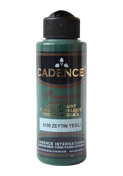 Cadence Akrilik Boya 120Ml(Cc) 5100 Zeytin Yeşili