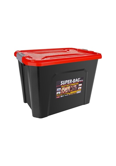 Renkli Kapak Yok 60 Litre Superbag Saklama Kutusu Siyah Kapaklı Rankli Kapak Bitti 60 Lt Diğer